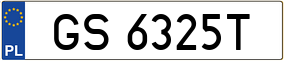 Truck License Plate